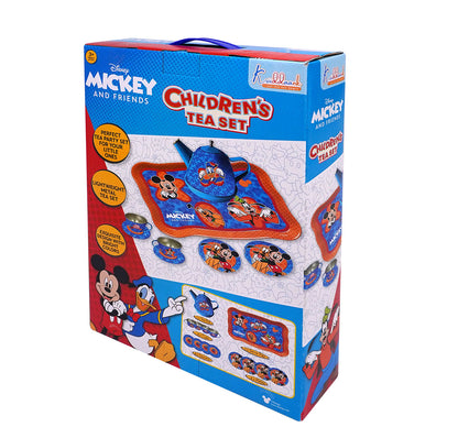 Kriiddaank  Children's Tea Set MickeyMagical Mickey Mouse tea partyFun Disney tea time playsetDisney Junior pretend play tea setDisney tea set for toddlersDisney Mickey tea party set