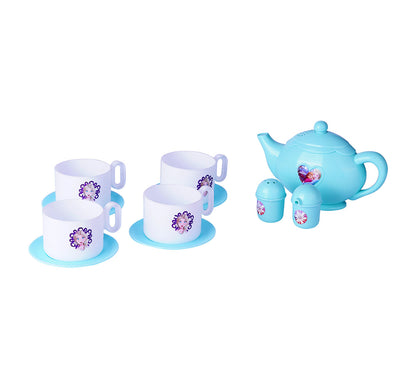Kriiddaank TeaSetwithTray-FrozenThemeTST-100540ByDisneyFrozen Princess Tea Time SetElsa & Anna Tea Party Set for KidsFrozen Tea Trolley Playset for GirlsBest Tea Set for GirlsInteractive Tea Party Set