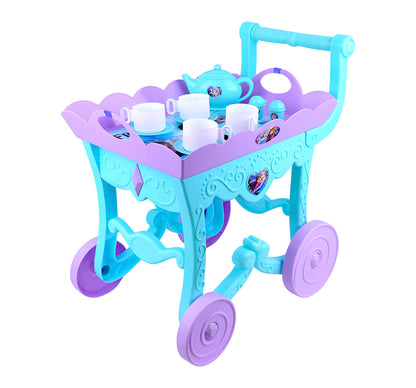 Kriiddaank TeaTrolleySet-FrozenThemeTTS-100530ByDisneyElsa & Anna Tea Trolley SetMagical Tea Party Set for GirlsFrozen Elsa & Anna Tea Cart SetMagical Tea Party Set for GirlsDisney Frozen Themed Tea Set