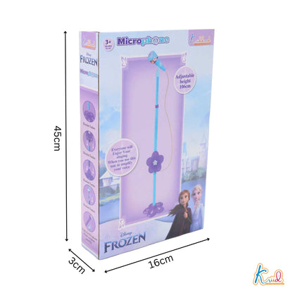 Kriiddaank Microphone-FrozenThemeByDisneyElsa & Anna Singing ToyKids Music Entertainment SetCreative Play Karaoke MicMusical Mic with Frozen SongsInteractive Singing Microphone