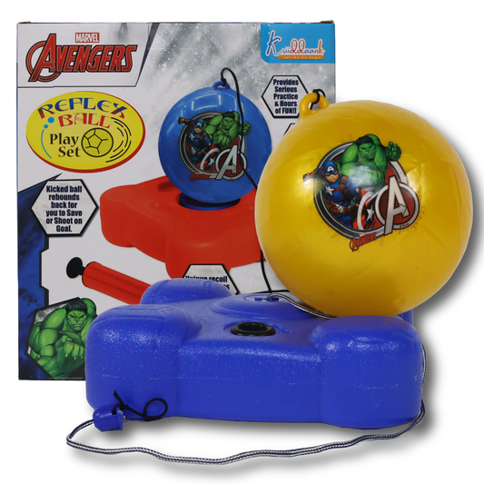 Kriiddaank ReflexSoccer-AvengersByMarvelBest Reflex Soccer Ball for KidsIndoor & Outdoor Reflex Soccer SetSolo Soccer Training KitIndoor & Outdoor Reflex Soccer SetMarvel Avengers Reflex Soccer Game