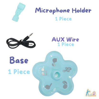 Kriiddaank Microphone-FrozenThemeByDisneyElsa & Anna Singing ToyKids Music Entertainment SetCreative Play Karaoke MicMusical Mic with Frozen SongsInteractive Singing Microphone