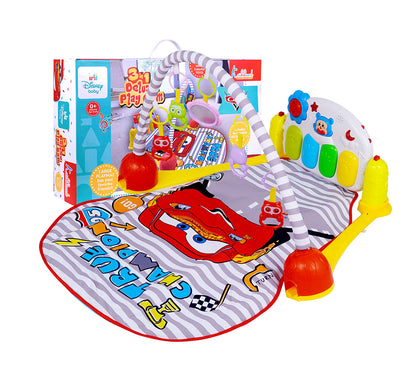 Kriiddaank BabyGym-CarsBG-100010ByDisneyDisney Cars Soft Play MatCars Themed Play GymKriiddaank Baby Play SetSoft Play Gym for NewbornsBaby Tummy Time Mat