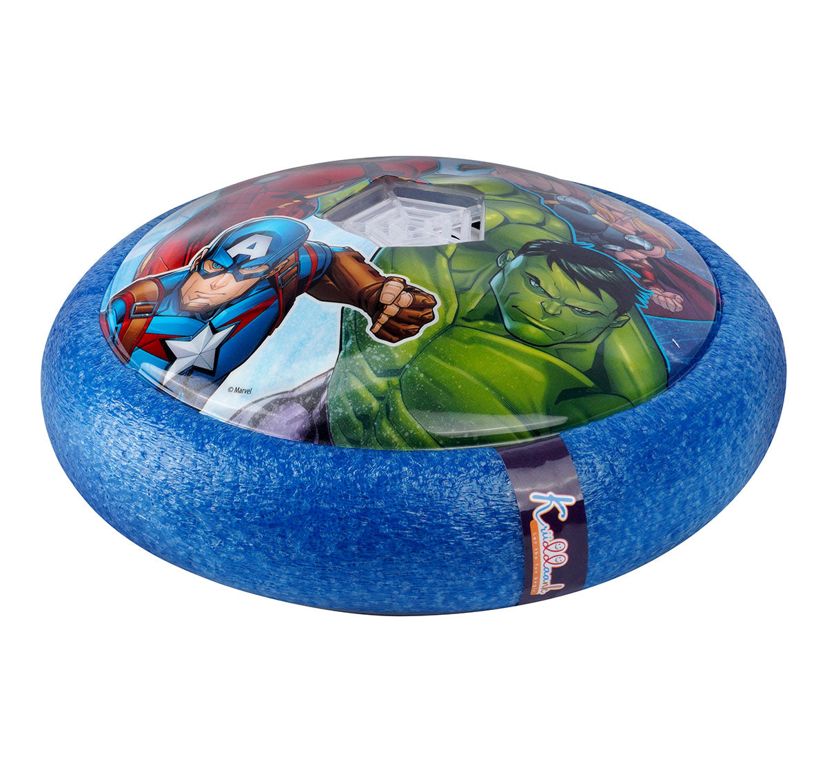 Kriiddaank HoverFootball-AvengersThemeHB-100240ByMarvelAvengers Music Hover Ball Game Air Football GameKriiddaank Hover BallAvengers-Themed Air FootballKriiddaank Hover Football Avengers Theme