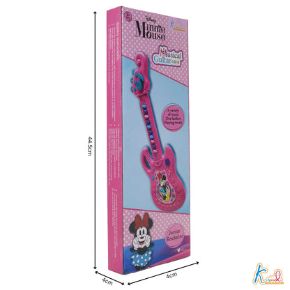 Kriiddaank  Musical Guitar MinnieToddler-Friendly Musical GuitarMinnie Mouse Sing-Along GuitarElectronic Musical Guitar for ToddlersDisney Junior Music Toy for KidsMusical Intrument