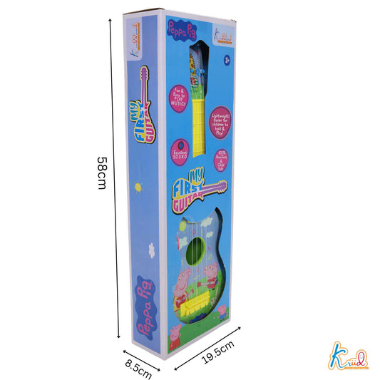Kriiddaank Guitarbig-PeppaPigThemepigByHasbroPeppa Pig Musical Toy GuitarPeppa Pig Musical InstrumentPeppa Pig Musical PlaysetTrending Peppa Pig ToysPeppa Pig Rock & Play Guitar