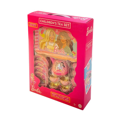Kriiddaank ChildrenteaSet-BarbieThemeByMattelToy Tea Set for Girls BarbieBarbie Tea Set for KidsMattel Barbie Tea PlaysetBarbie toy tea set for birthday giftsDurable Barbie tea set for children