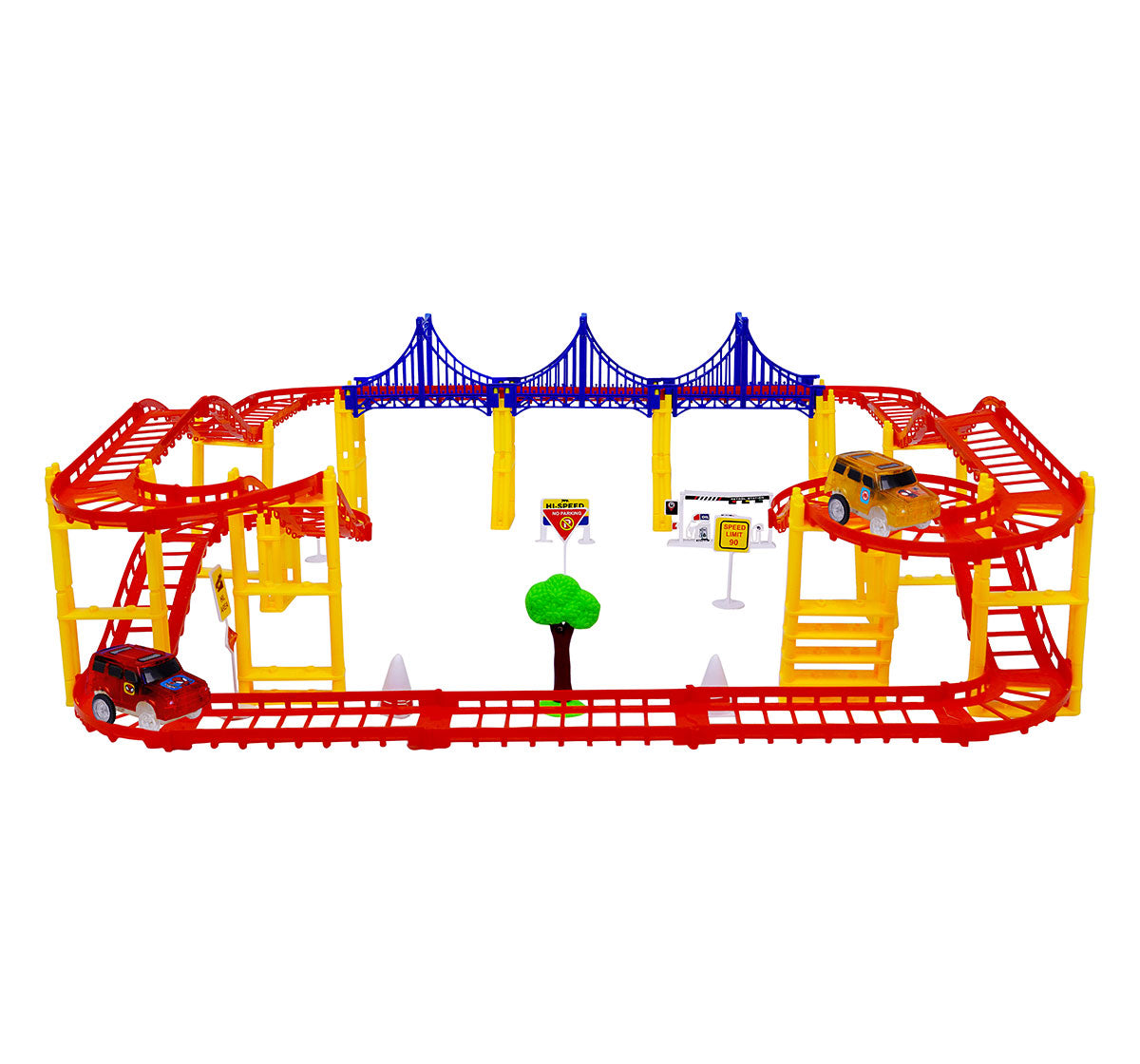 Kriiddaank CARTRACK(MEDIUM),SpidermanThemeCTM-100060ByMarvelMarvel Collectible Race TrackSuperhero Toy Racing SetAdventure Car TrackSpider-Man Car Track with RampsSpider-Man Circuit Track for Kids