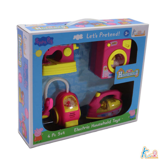 Kriiddaank Household4pc-PeppaPigThemeByHasbroPeppa Pig Home EssentialsPeppa Pig Dollhouse AccessoriesPeppa Pig Playset 4-PiecePeppa Pig House Toy SetPeppa Pig Home Playset