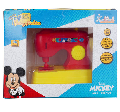 Kriiddaank HouseholdSewingMachine-MickeyThemeHSM-100210ByDisneyToy Sewing Machine with Interactive Buttons Toy Sewing Machine for KidsImaginative Play for KidsInteractive Sewing Machine for Early ChildhoodToy Sewing Machine for Toddlers with Sound