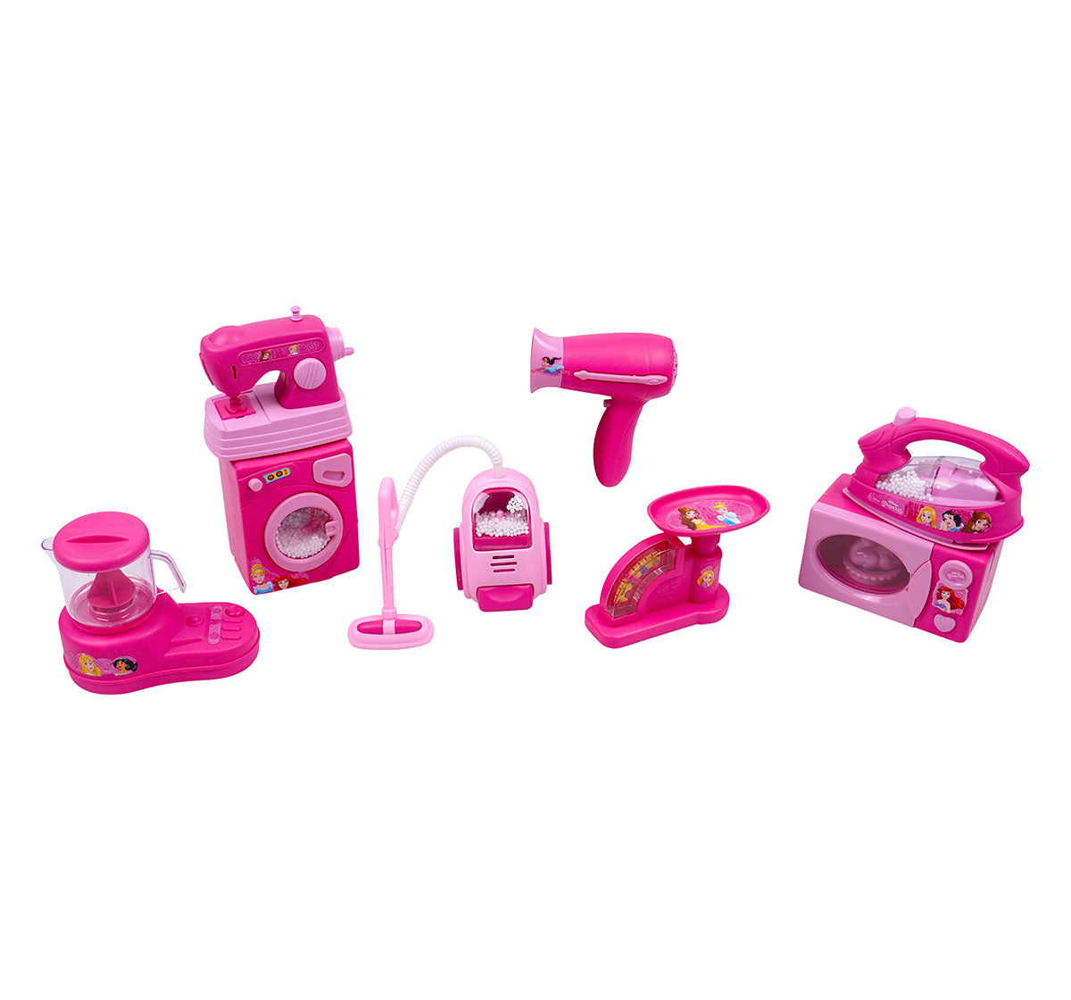 Kriiddaank HouseholdSet(8pc)-PrincessThemeHHE-100690ByDisney8pc Household Set PrincessPrincess Role Play Household SetPrincess Kitchen & Home Toy SetPrincess Pretend Play Home SetKriiddaank Princess Theme Set