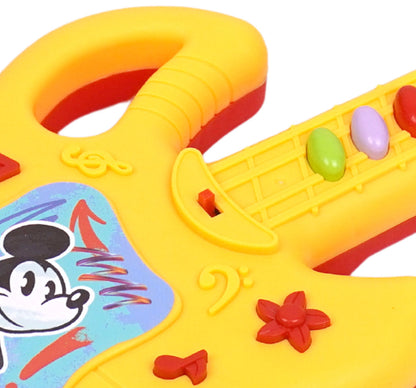 Kriiddaank MusicalGuitar-MickeyThemeMG-100640ByDisneyToddler-Friendly Musical GuitarMickey Mouse Sing-Along GuitarElectronic Musical Guitar for ToddlersDisney Junior Music Toy for KidsMickey Theme Guitar for Kids