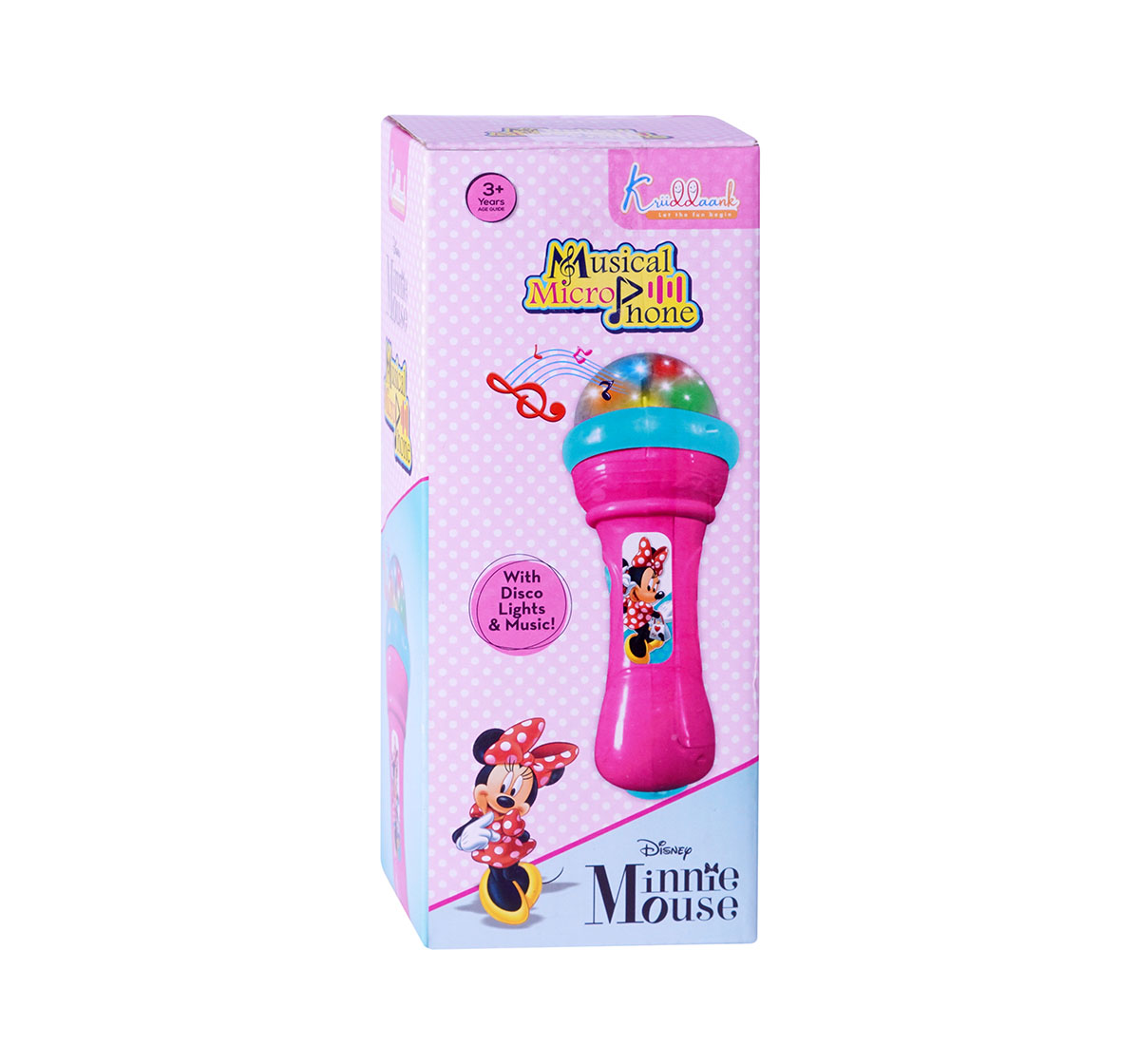 Kriiddaank MusicalMicrophone-MinnieThemeMM-100380ByDisneyDisney Minnie Singing MicMinnie Mouse Speaker & Mic ToyPink Minnie Karaoke MicrophoneBirthday Gift Minnie Mouse MicCute Minnie Mouse Singing Mic