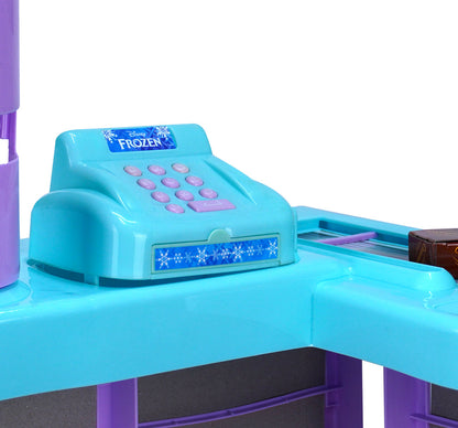 Kriiddaank SupermarketSet-FrozenThemeSMS-100520ByDisneyFrozen Supermarket PlaysetSupermarket Shopping Playset for KidsGrocery Store Play SetToy Cash Register with ScannerElsa & Anna Supermarket Toy Set