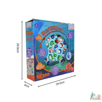 Kriiddaank MusicalFishingGame-NemoThemeFS-100360ByDisneyUnderwater Adventure ToyFish Catching GameBattery-Powered Fishing GameSea Animal ToyWater-Themed Educational Toy