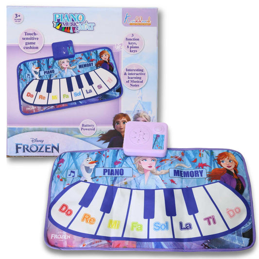Kriiddaank PianoMusicMat-FrozenThemeByDisneyStep-On Sound Piano MatDisney Frozen Interactive Music MatElsa & Anna Piano Play MatMagical Frozen Sound Mat for GirlsRhythmic Play Mat for Kids
