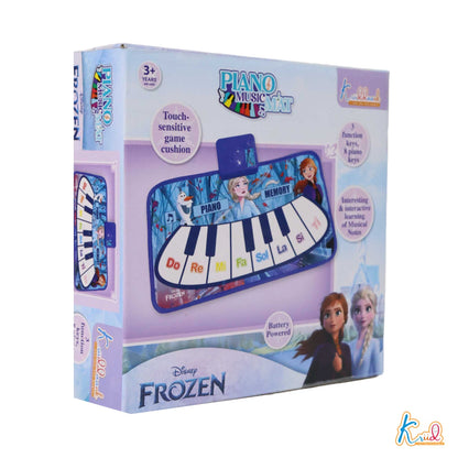 Kriiddaank PianoMusicMat-FrozenThemeByDisneyStep-On Sound Piano MatDisney Frozen Interactive Music MatElsa & Anna Piano Play MatMagical Frozen Sound Mat for GirlsRhythmic Play Mat for Kids