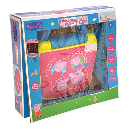 Kriiddaank EducationalLaptopwithScreen-PeppaPigThemeByHasbroLearn and play with Peppa Pig’s fun laptopPeppa Pig Gift for ToddlersPeppa Pig Learning Games & ActivitiesPeppa Pig Laptop with Fun SoundsBest Peppa Pig Laptop for Kids 2025
