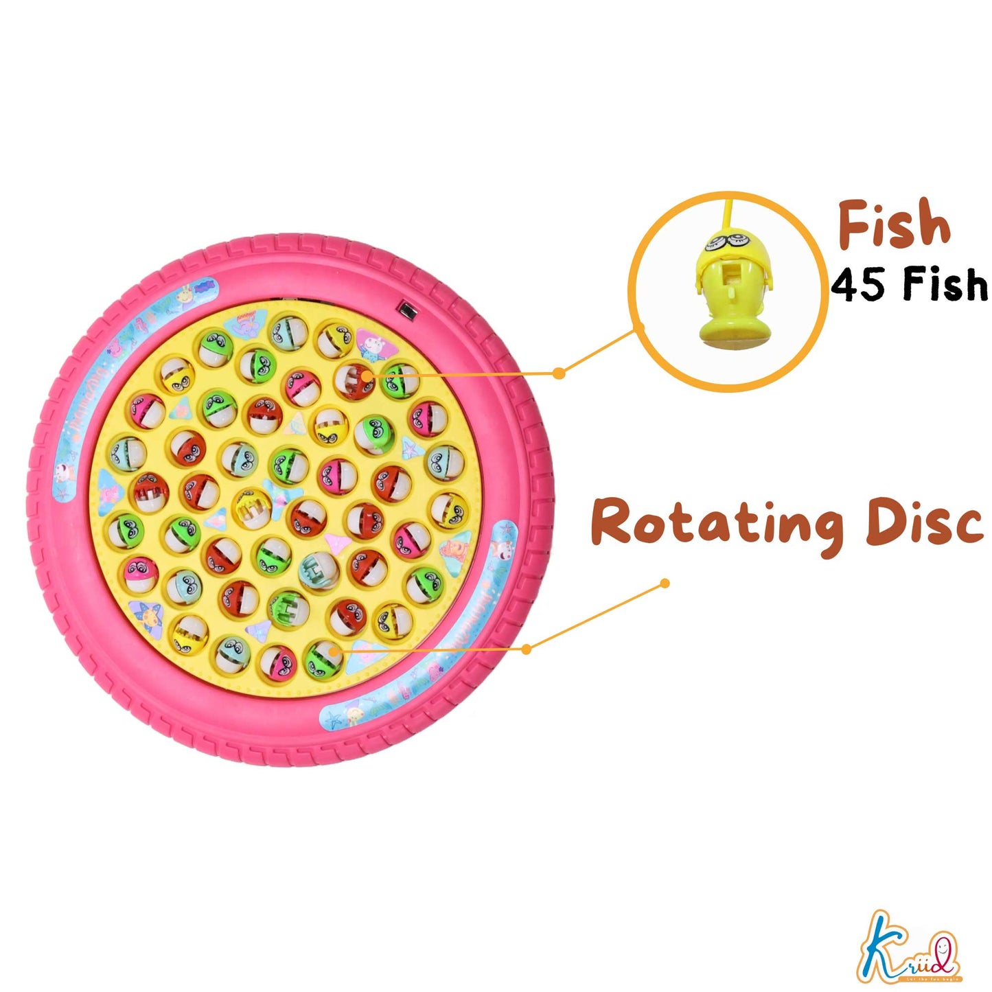 Kriiddaank  Musical Fishing Game B-PeppaPigThemeByHasbroPeppa Pig Fishing Playset for KidsSmall Fishing Game Peppa Pig ThemePeppa Pig-Themed Magnetic Fishing GameMini Fishing Game for Kids – Peppa Pig EditionPeppa Pig Fishing Board Game with Rotating Pond