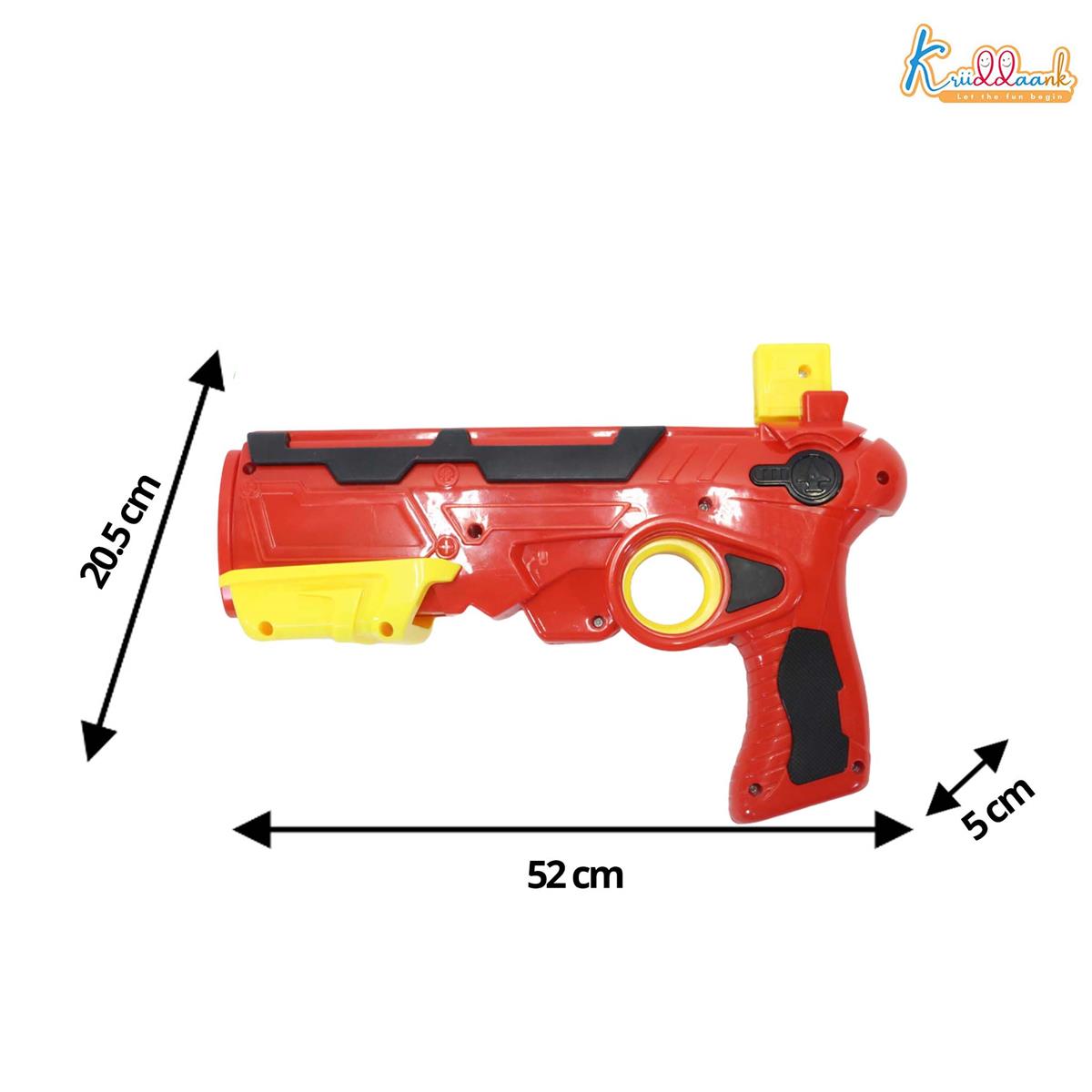 Kriiddank Bullet Airplane Launcher Gun Playset with Sound for Kids | Soft Bullet Blaster Toy with 4 Foam Glider Planes | Safe & Fun Shooting Action Toy for Boys & Girls 3+ Years Old