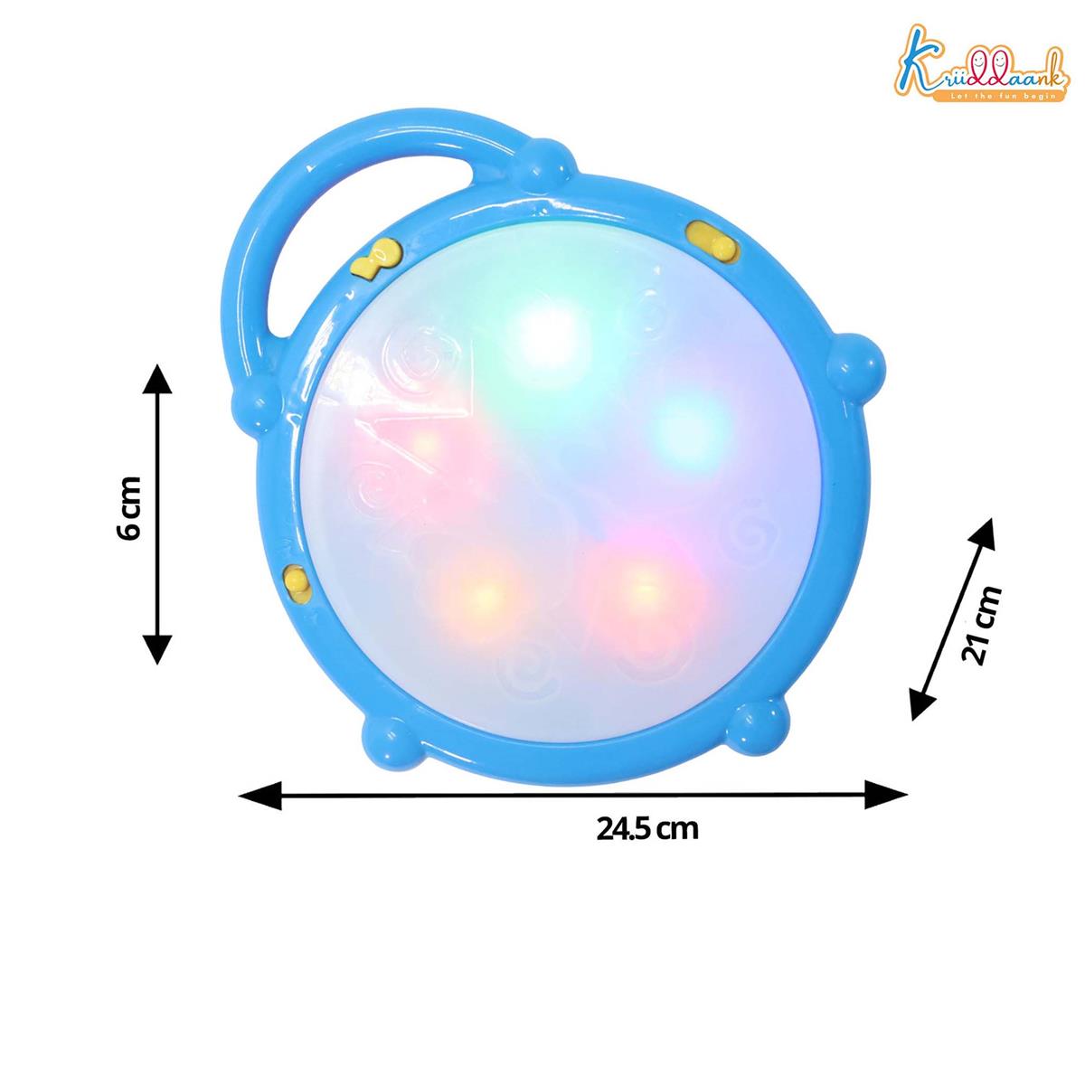 Hasbro Peppa Pig Theme Flash Drum Musical Toy with 3D LED Lights, 9 Songs & 9 Drum Sounds - Interactive Rhythm & Beats Toy for Kids 3+ Years - Pink Educational Sensory Toy