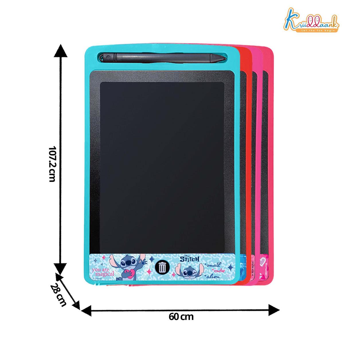KRIIDDAANK Pack of 4 LCD Writing Tablet 8.5 Inch Colorful Doodle Board for Kids, Educational Electronic Drawing Pad, Reusable Learning Toy & Travel Essentials for Boys & Girls (Multicolor)