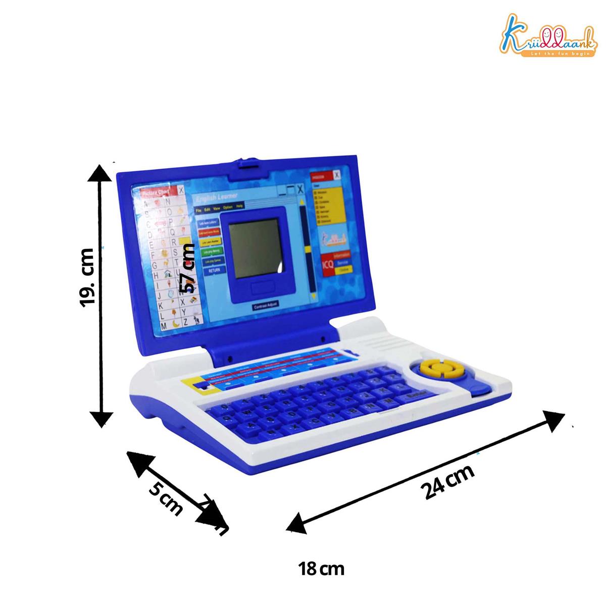 Mickey Educational Laptop for Kids Age 3+ | 20 Learning Activities for Alphabet, Math & Logic | Interactive Screen & Mouse Control | Memory Skill Development Toy | Mickey Theme (Red)
