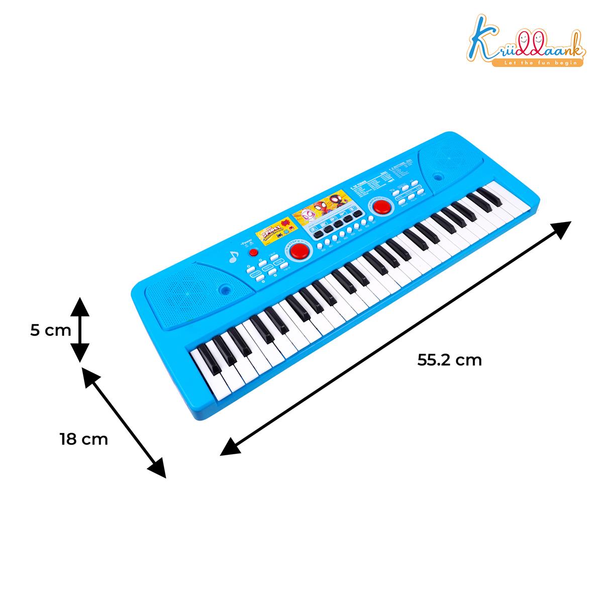 piano╰(*´︶`*)╯♡ Kriiddaank Keyboard Piano 500 SpidermanBattery-Operated Keyboard