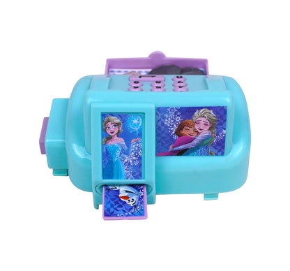 Kriiddaank CashRegister-FrozenThemeCR-100700ByDisneyElsa & Anna Role-Play Cash RegisterToy Cash Register with Frozen ThemeFrozen Themed Grocery Checkout SetInteractive Frozen Cash Register ToyFrozen Cashier Toy with Accessories