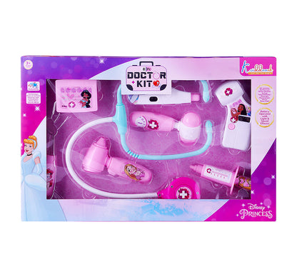 Kriiddaank DoctorKit-PrincessThemeDSW-100130ByDisneyPortable Princess Doc Kit for KidsPrincess Doctor Kit with Royal CharactersPrincess Learning Doctor SetPrincess Medical Kit with Stethoscope & ToolsPrincess Doctor Kit with Realistic Tools