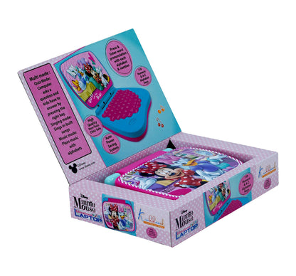 Kriiddaank  Educational Laptop LTW MinnieDisney Minnie Mouse learning laptopDisney laptop for 3+ year-oldslaptop for fun learning gamesEducational play laptopMinnie Mouse interactive laptop for 3+ years
