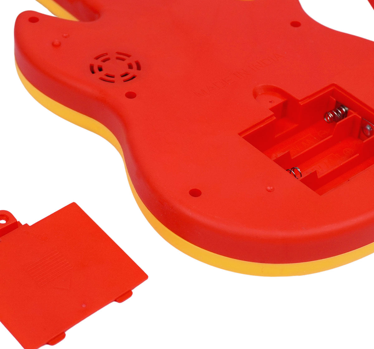 Kriiddaank MusicalGuitar-MickeyThemeMG-100640ByDisneyToddler-Friendly Musical GuitarMickey Mouse Sing-Along GuitarElectronic Musical Guitar for ToddlersDisney Junior Music Toy for KidsMickey Theme Guitar for Kids