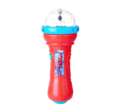 Kriiddaank MusicalMicrophone-SpidermanThemeMM-100380ByMarvelInteractive Spiderman Mic with LightsMarvel Kids Singing MicSpiderman Mic with Built-in SongsSpiderman Microphone for Toddlers & KidsInteractive Spiderman Mic with Lights