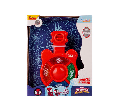 Kriiddaank MusicSet-Guitar,SpidermanThemeMSG-100340ByMarvelMarvel Spiderman Guitar SetSuperhero Guitar for KidsKriiddaank Marvel Music SetMarvel Guitar Set for ChildrenToy Guitar Spiderman Theme