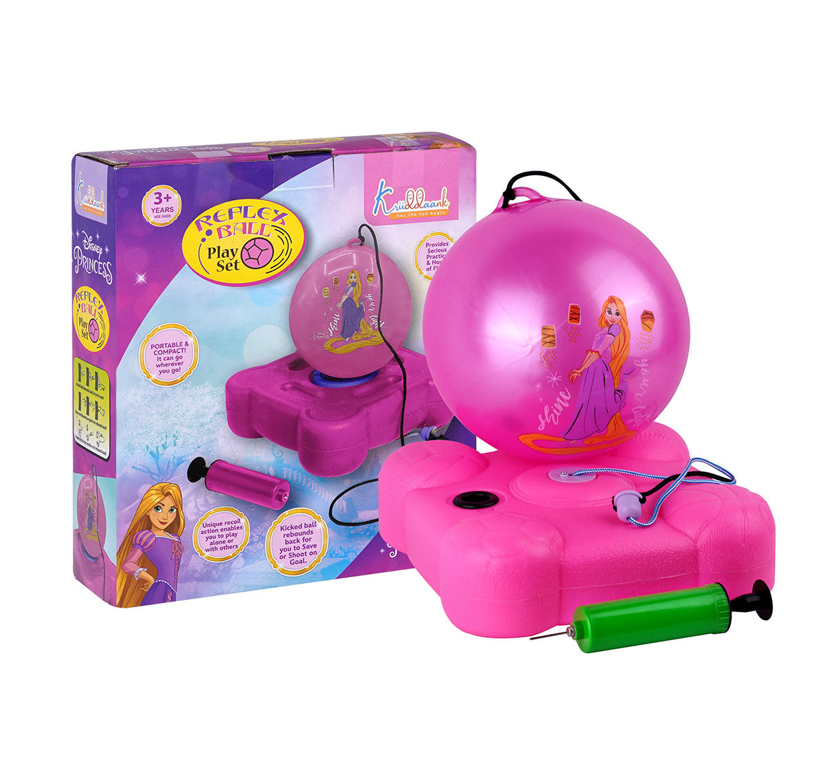 Kriiddaank  Reflex Soccer PrincessBest Reflex Soccer Ball for KidsIndoor & Outdoor Reflex Soccer SetSolo Soccer Training KitIndoor & Outdoor Reflex Soccer SetKids’ reflex soccer toy