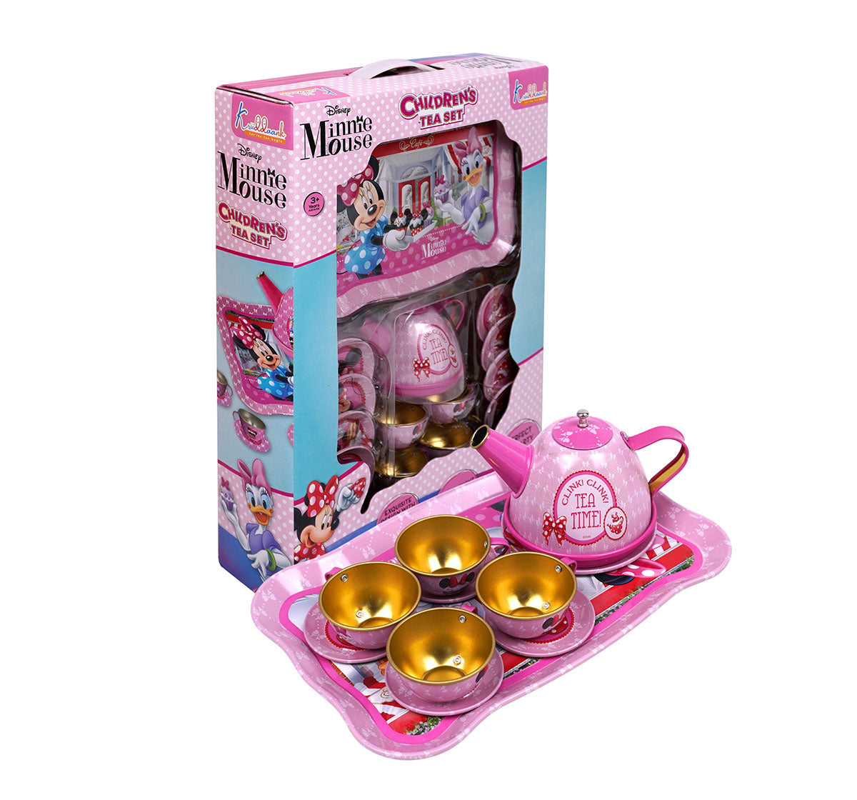 Kriiddaank  Children's Tea Set MinnieMinnie’s charming tea time playsetDisney Minnie tea party setFun Disney tea set with Minnie & friendsMinnie Mouse tea set for girlsBest Disney tea set for imaginative play