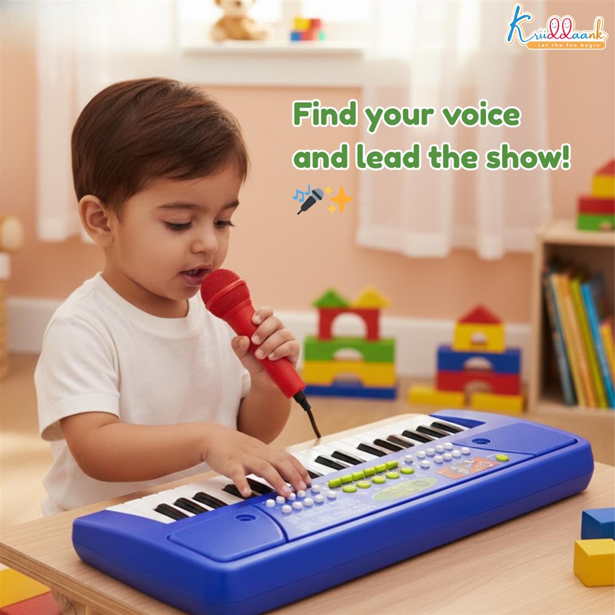 Marvel Avengers 37-Key Keyboard Piano for Kids with Microphone, 8 Rhythms & Tones, USB & Battery Powered Educational Musical Toy for Boys and Girls, 3+ Years (Red)
