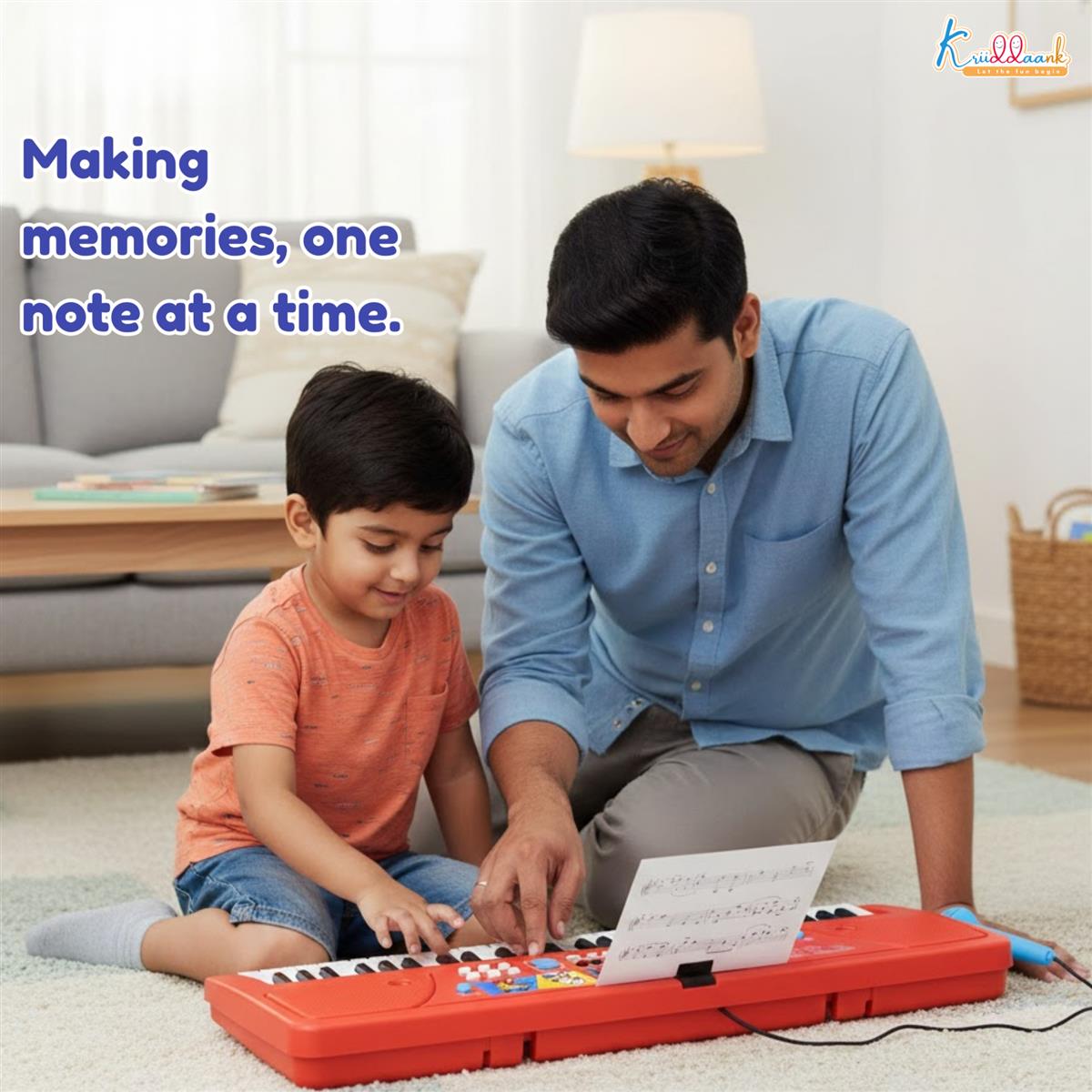 Mickey Keyboard Piano for Kids - 60 Keys Digital Piano with Microphone & USB Power - 61 Scale Organ Keys, 17 Instrument Sounds, 10 Rhythms, 6 Demo Tunes - Educational Musical Toy for Toddlers 3+