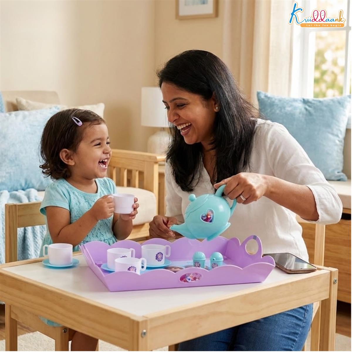 Frozen Tea Party Set - Elsa & Anna Pretend Play Kitchen Toys for Kids, 12 Pcs Battery-Operated Tea Kettle with Boiling Sound & Music, Interactive Birthday Gift for Girls & Boys Ages 3+