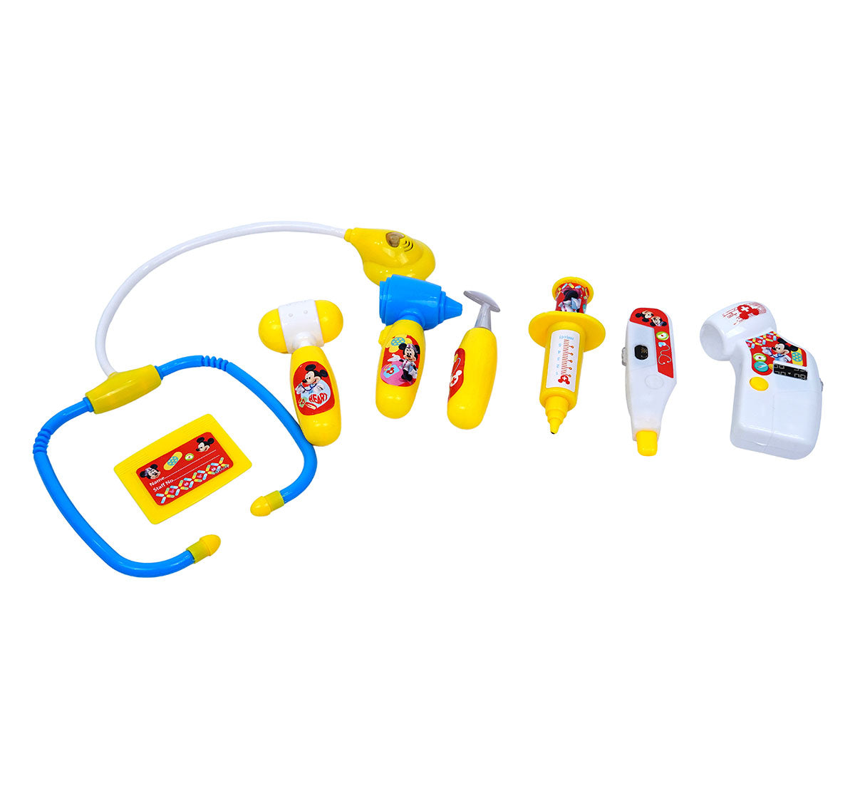 Kriiddaank  Doctor Kit - Poly Bag MickeyBest doctor kit for toddlersMickey Mouse poly bag playsetDoctor play set for kidsFun Mickey Mouse medical play setDisney Junior Mickey Mouse doctor toys