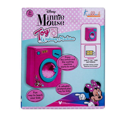 Kriiddaank WashingMachine-MinnieThemeHWM-100230ByDisneyMinnie Toy Washing MachineLight & Sound Washing Machine ToyPretend Play Home Appliance ToyLight & Sound Washing Machine ToyInteractive Home Appliance Toy for Toddlers