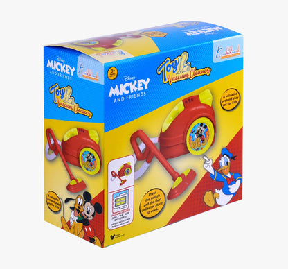 Kriiddaank VaccumCleaner-MickeyThemeHVC-100220ByDisneyLight & Sound Vacuum Cleaner ToyMickey Mouse Pretend Play VacuumDisney Mickey Mouse Toy Vacuum with Lights & MusicToy Vacuum SetCleaning Toy for Toddlers