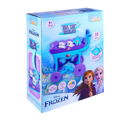 Kriiddaank TeaTrolleySet-FrozenThemeTTS-100530ByDisneyElsa & Anna Tea Trolley SetMagical Tea Party Set for GirlsFrozen Elsa & Anna Tea Cart SetMagical Tea Party Set for GirlsDisney Frozen Themed Tea Set