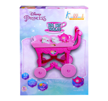 Kriiddaank TeaTrolleySet-PrincessThemeTTS-100530ByDisneyDisney Princess Tea Trolley SetMagical Princess Tea Set for ToddlersDisney Tea Cart Playset for GirlsPrincess Theme Tea Party SetRoyal Tea Party Playset for Girls