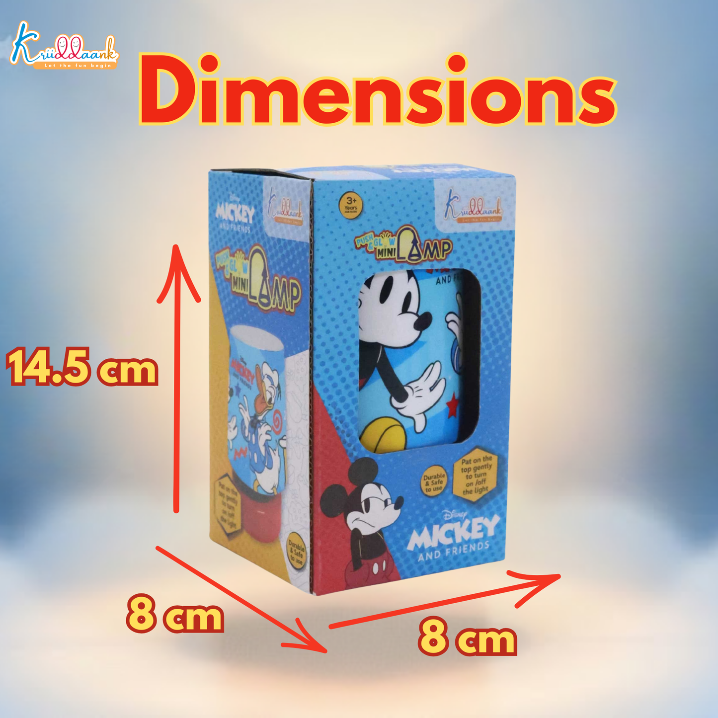 Kriiddaank  Lamp MickeyKriiddaank Mickey Table LampMickey Night LampMickey Night Light for Kids RoomKids Bedroom LampDisney Collectible Lamp