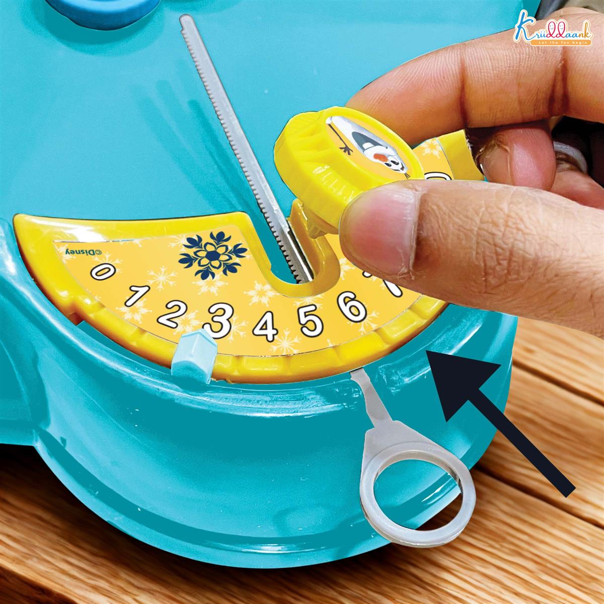 Kriiddaank Frozen Top Battle Beyblade Set for Kids - 4 Player Spinning Top Arena with Rip Cords & Color Tops - Safe, Interactive & Educational Indoor Game, Best Gift for Boys & Girls 5+ Years