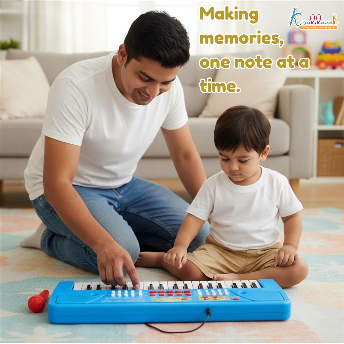 Spiderman Keyboard Piano for Kids - 37 Keys Musical Toy with Microphone, 8 Rhythms, 8 Tones, USB & Battery Powered, Learning & Educational Instrument Gift for Boys and Girls Ages 3+ (Blue)