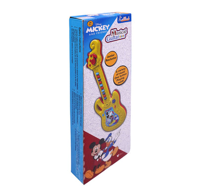 Kriiddaank MusicalGuitar-MickeyThemeMG-100640ByDisneyToddler-Friendly Musical GuitarMickey Mouse Sing-Along GuitarElectronic Musical Guitar for ToddlersDisney Junior Music Toy for KidsMickey Theme Guitar for Kids