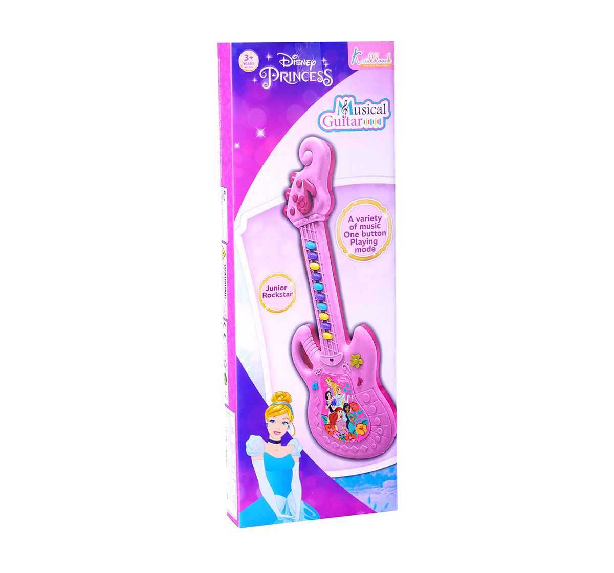 Kriiddaank  Musical Guitar PrincessToddler-Friendly Musical GuitarPrincess Mouse Sing-Along GuitarElectronic Musical Guitar for ToddlersDisney Junior Music Toy for KidsMusical Intrument