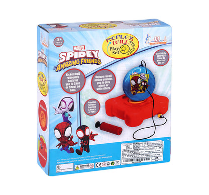 Kriiddaank ReflexSoccer-SpidermanThemeRS-100490ByMarvelHands-Free Reflex Soccer ToyImprove Soccer Skills with Reflex BallAdjustable Reflex Soccer Kick TrainerImprove Soccer Skills with Reflex BallDurable Reflex Soccer Toy for Beginners